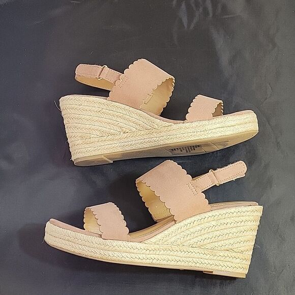 BRAND NEW LC LAUREN CONRAD CACTUS FLOWER WOMEN'S WEDGE SANDALS - Picture 10 of 16